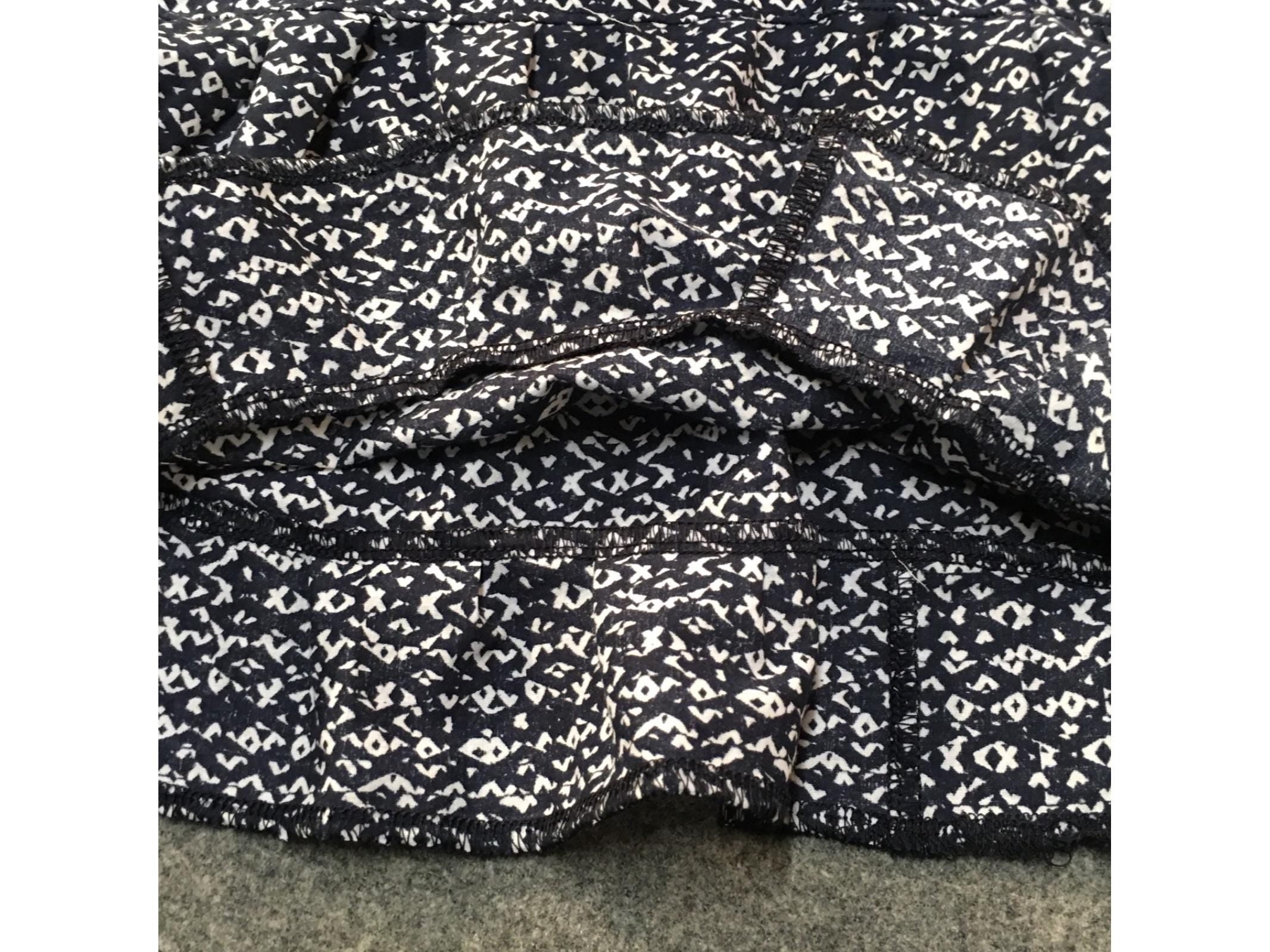 Midi Cotton Geometric Skirt (2-3)