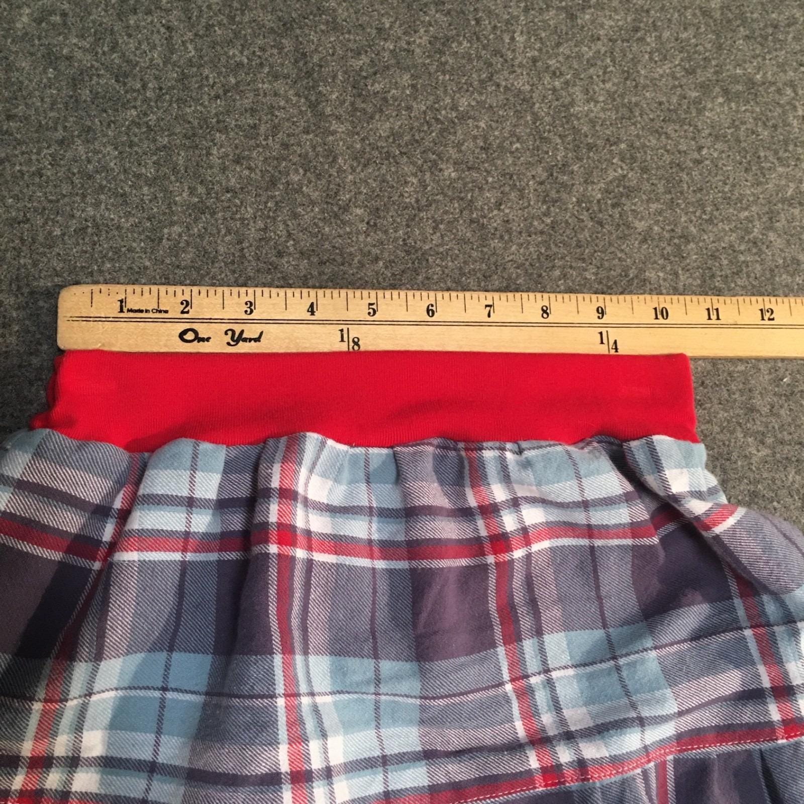 Midi Flannel Plaid Skirt (2-3)
