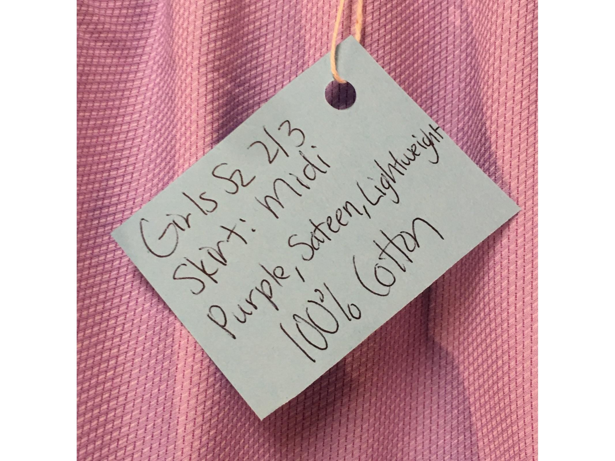 Midi Cotton Sateen Skirt (2-3)