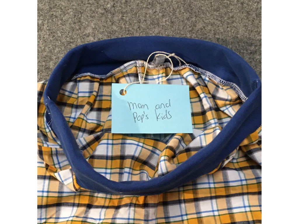 Maxi Cotton Plaid Skirt (6-7)