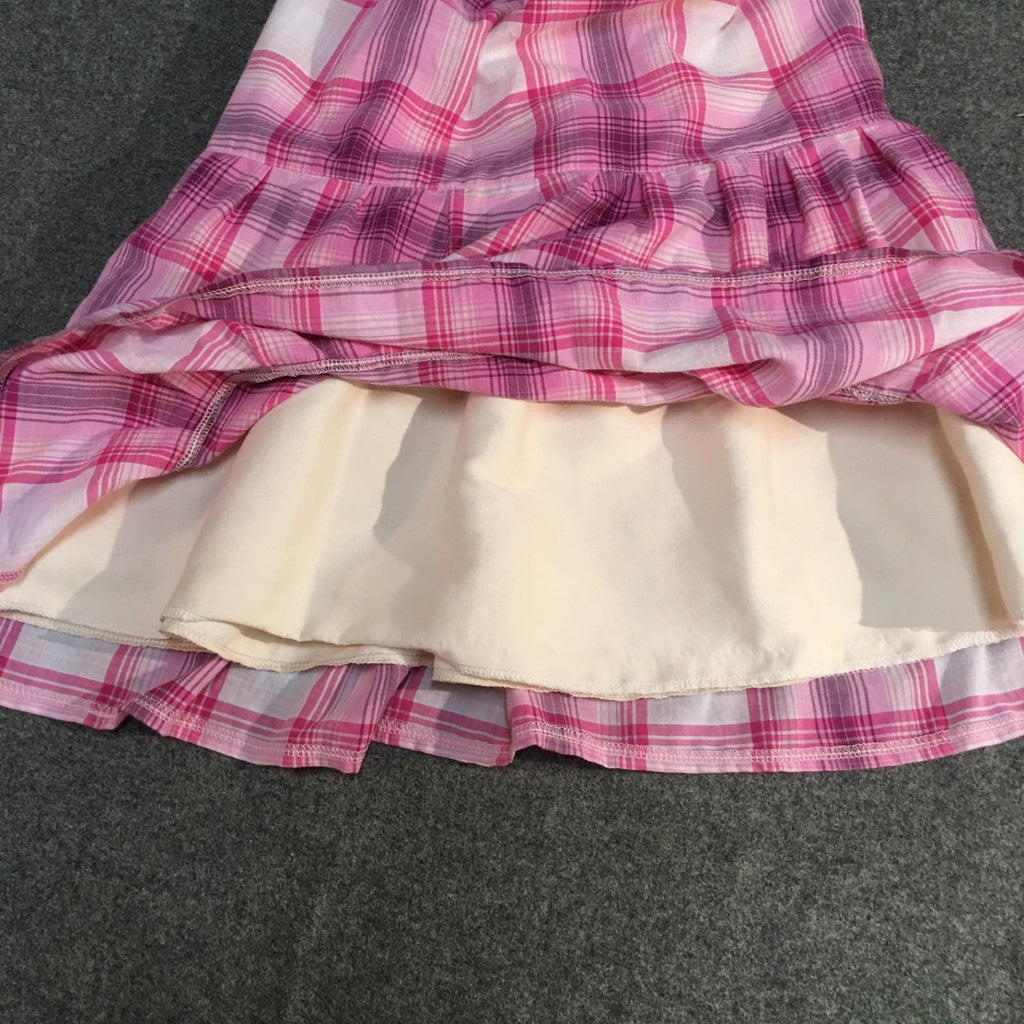 Maxi Cotton Plaid Skirt (4-5)