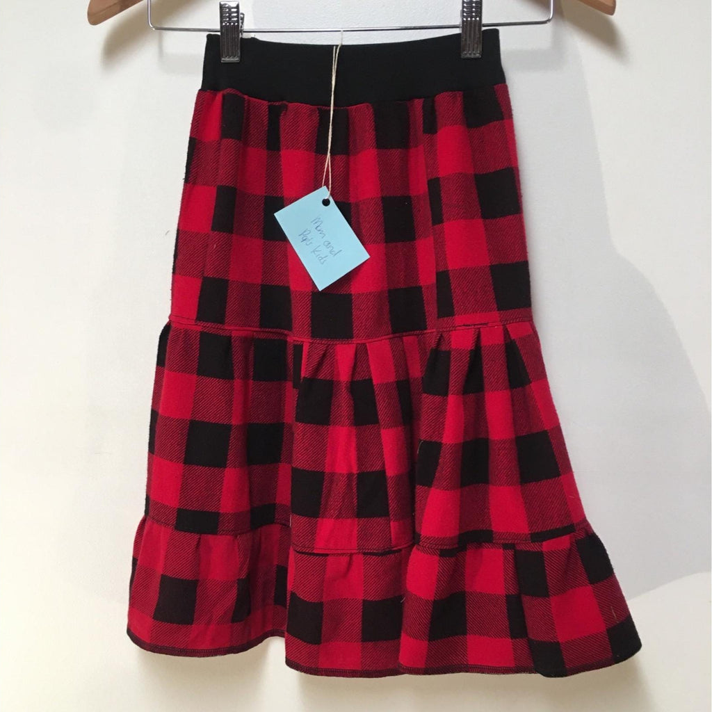 Maxi Flannel Checkered Skirt (3-4)