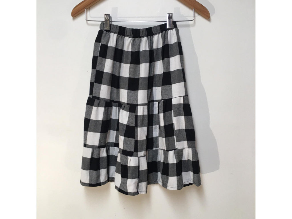 Maxi Flannel Black Skirt (3-4)