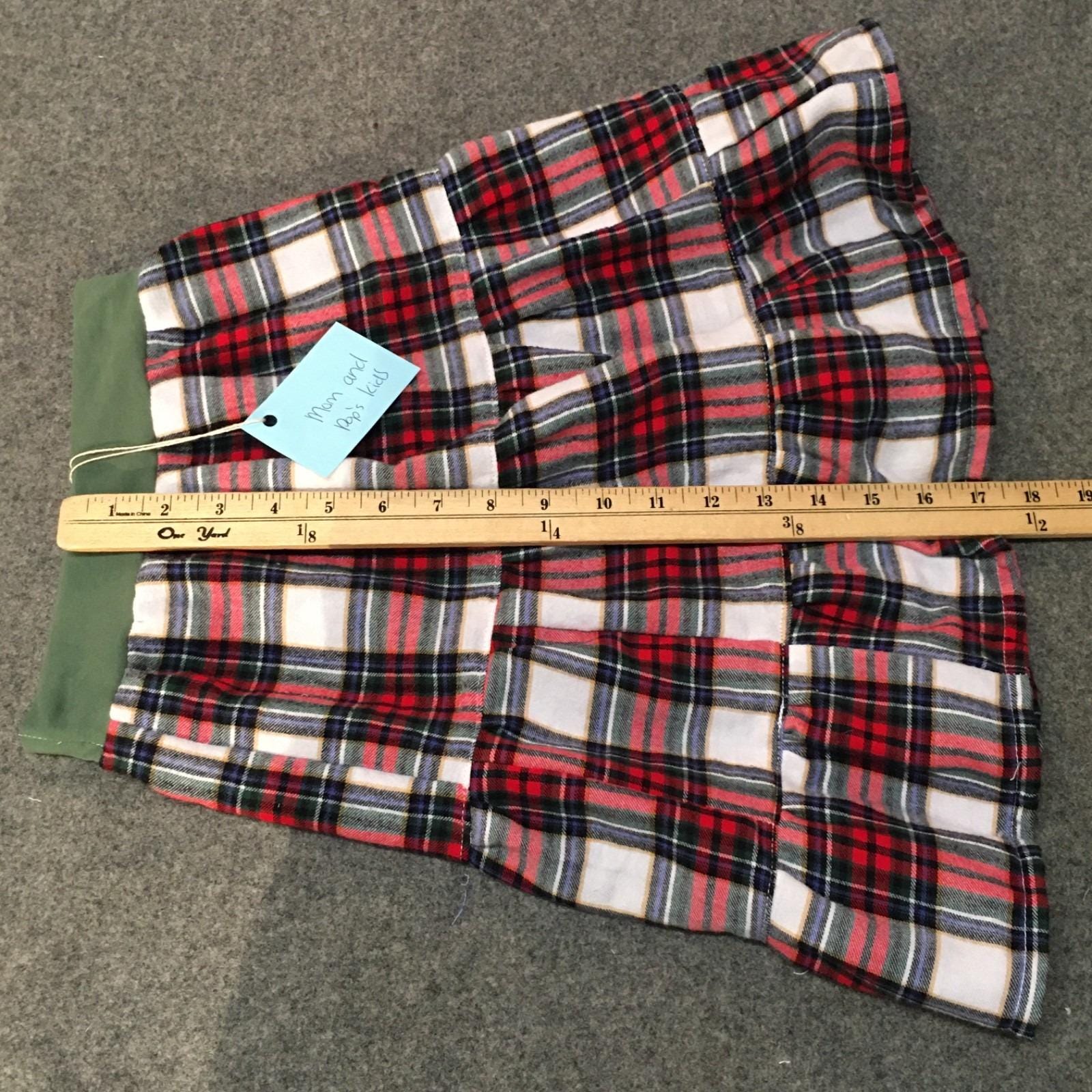 Midi Flannel Plaid Skirt (2-3)