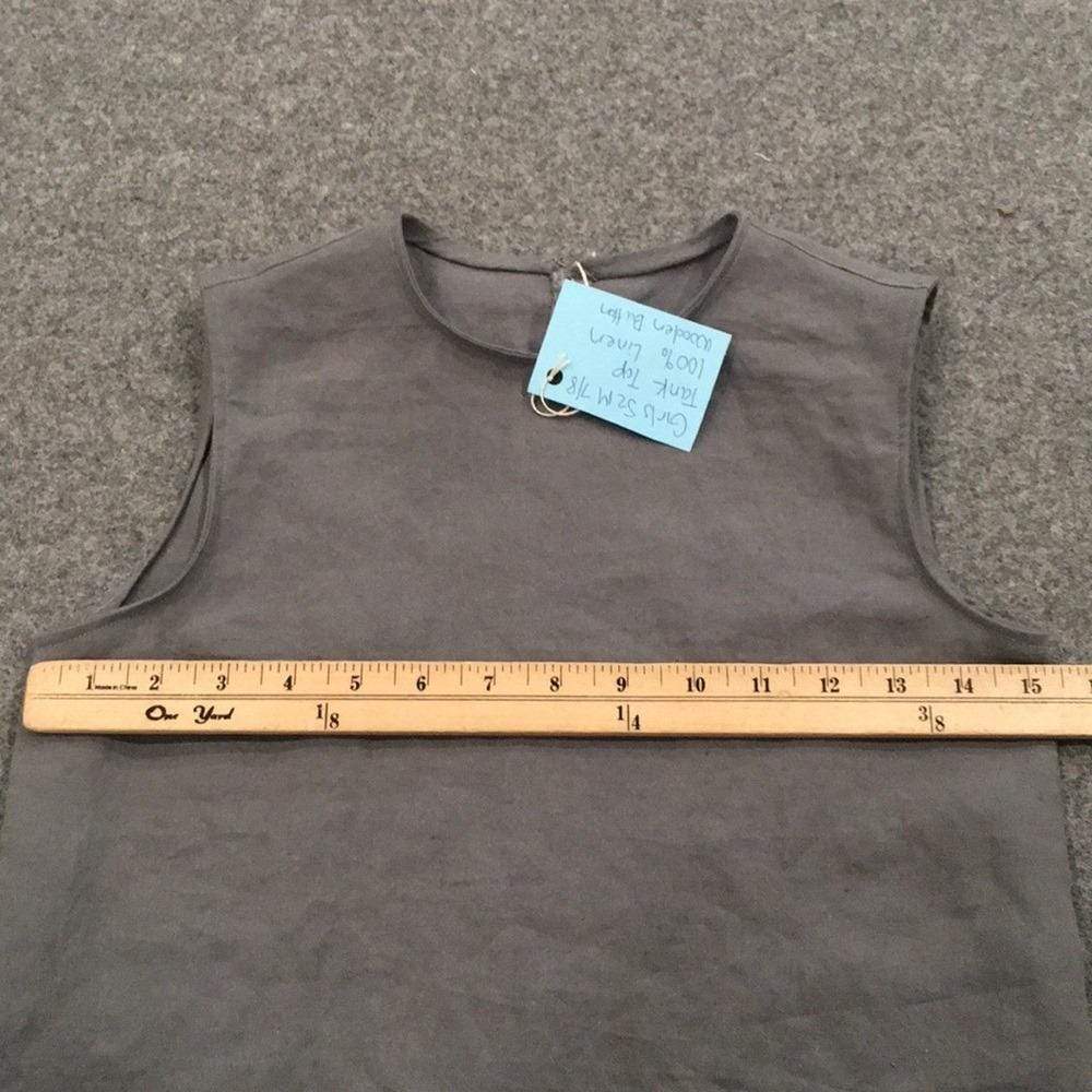 100% Linen Tank Top Girls (7-8)