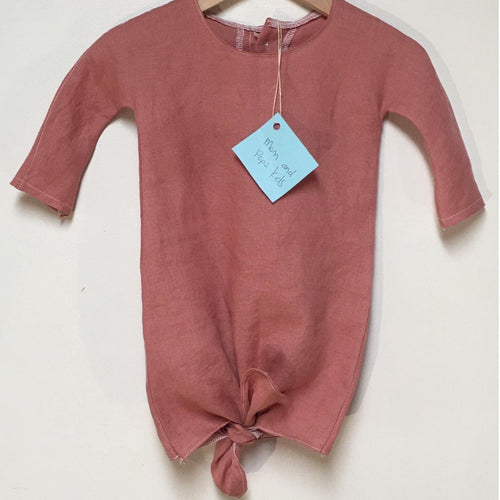 100% Linen Nightgown Baby (0-3M)