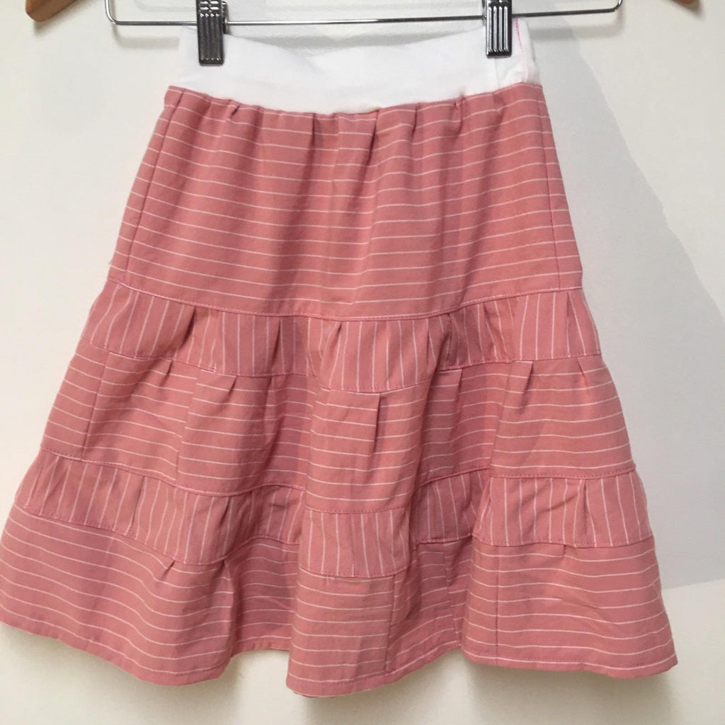 Midi Cotton Striped Skirt (2-3)