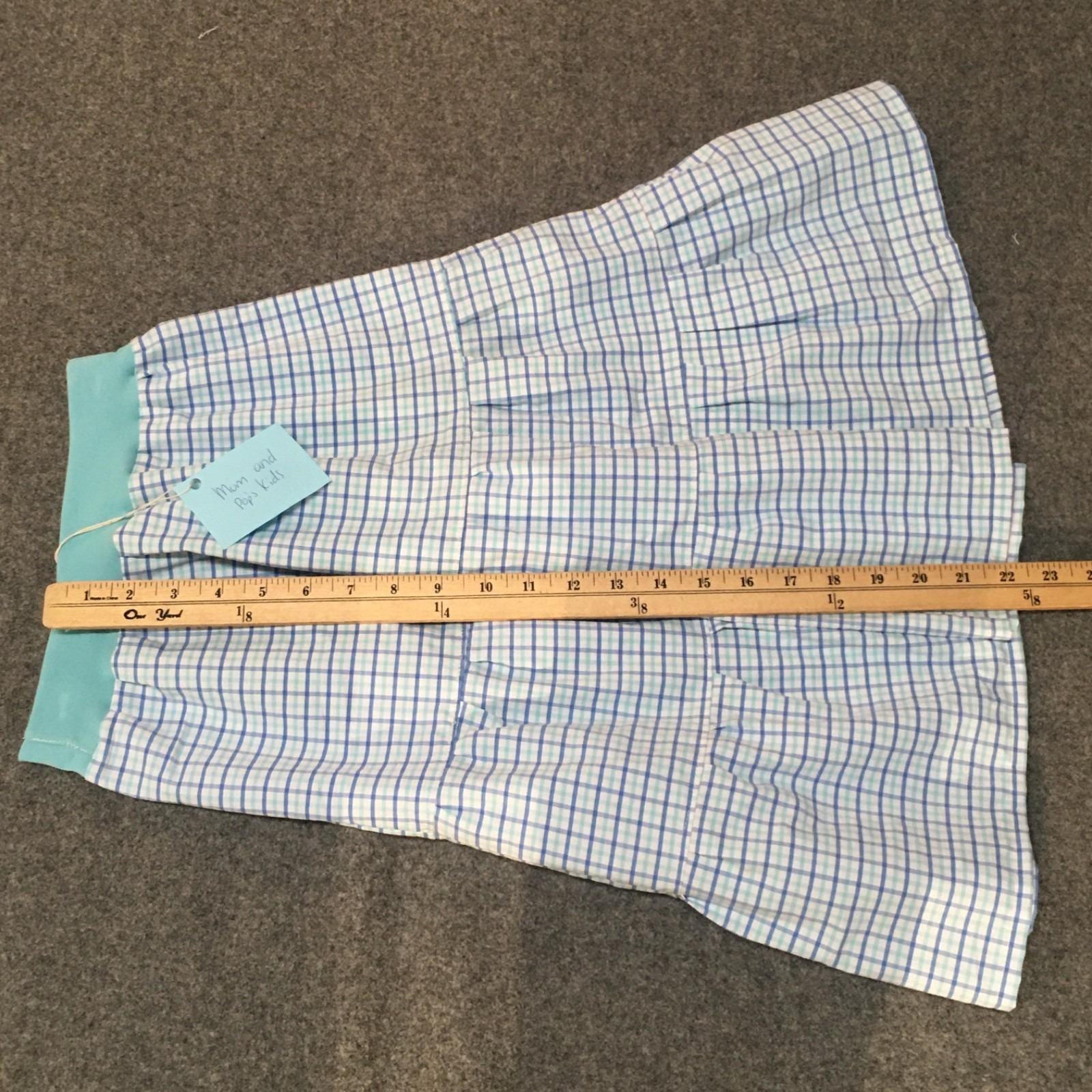 Maxi Cotton Checkered Skirt (4-5)