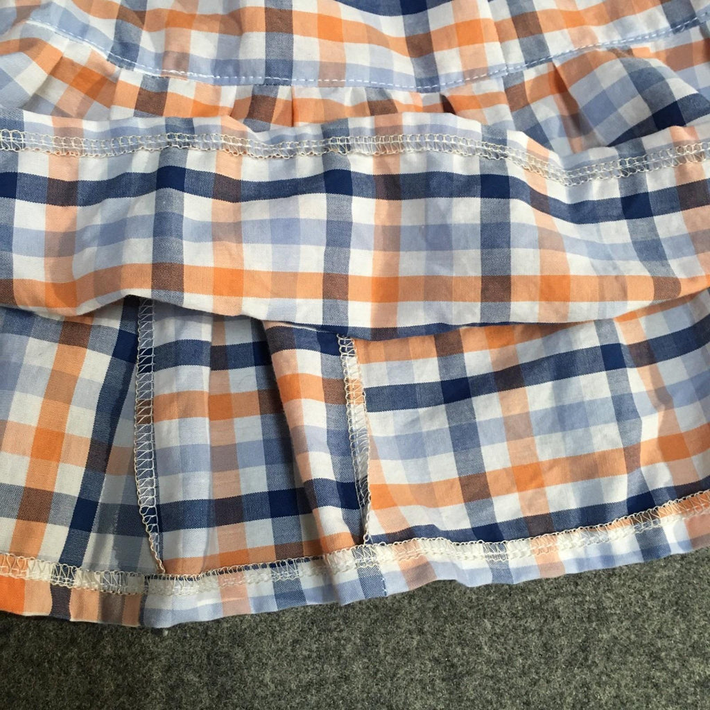 Midi Cotton Checkered Skirt (2-3)