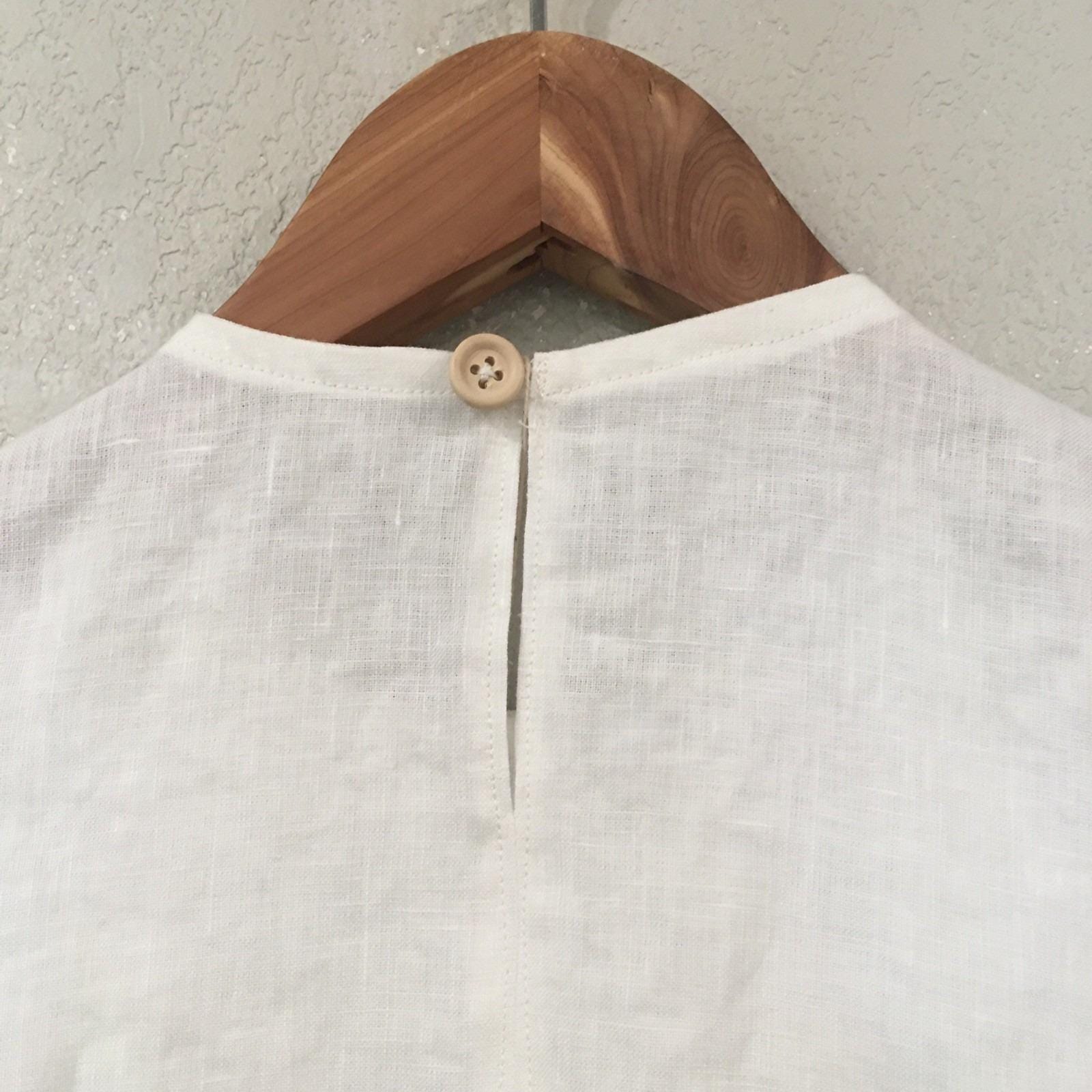 100% Linen Tank Top Girls (7-8)