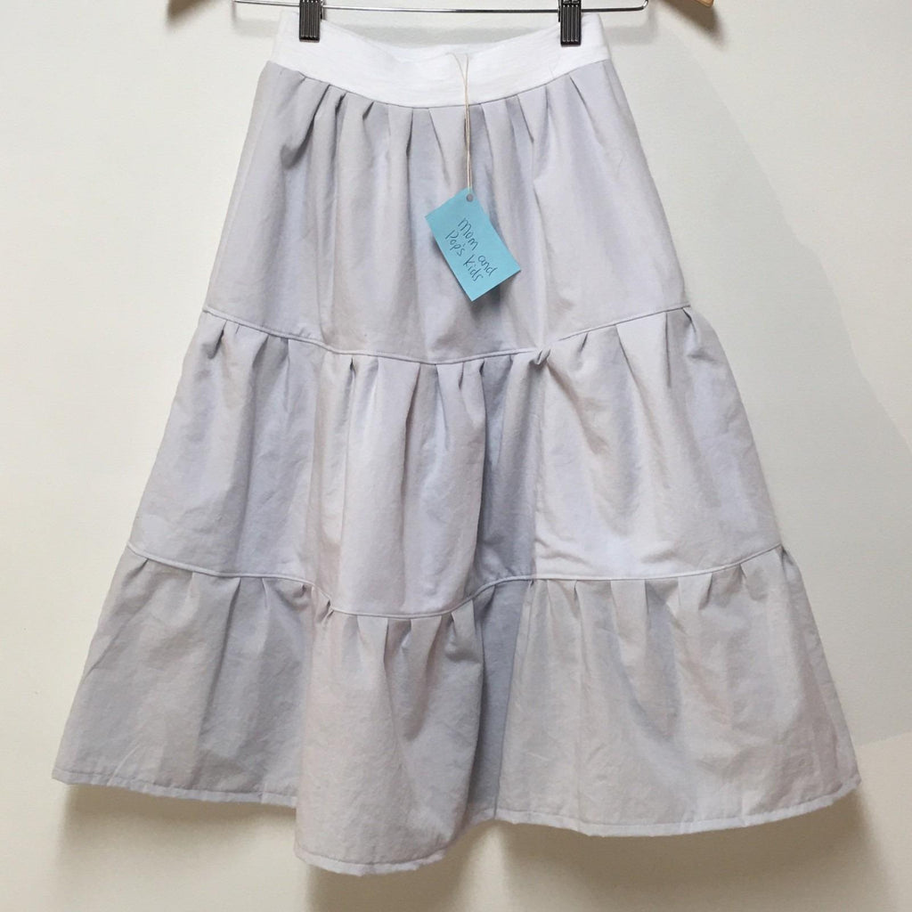 Maxi Cotton Gray Skirt (8)