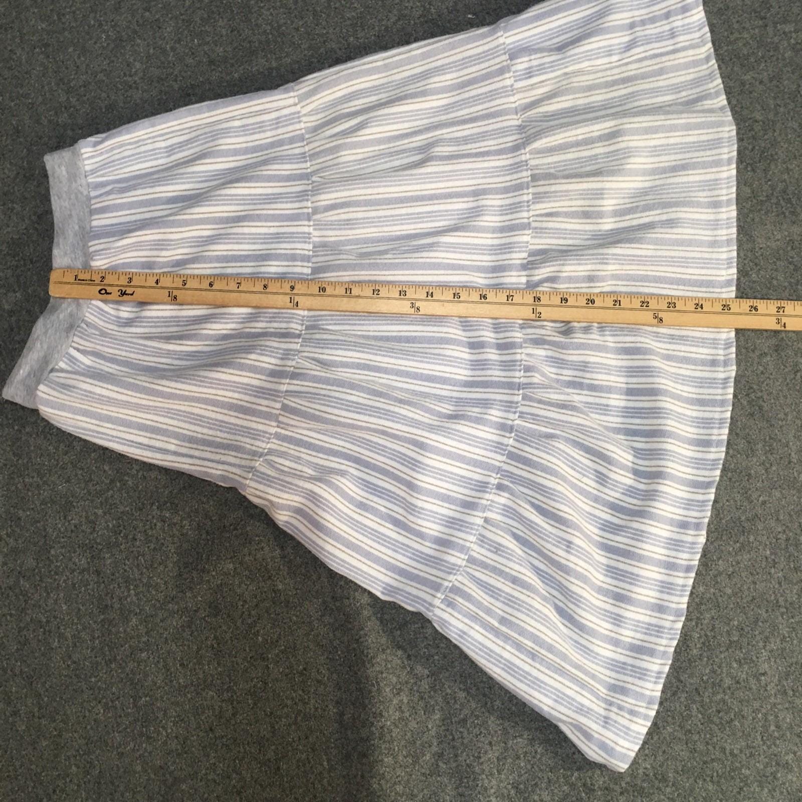 Maxi Flannel Striped Skirt (8)