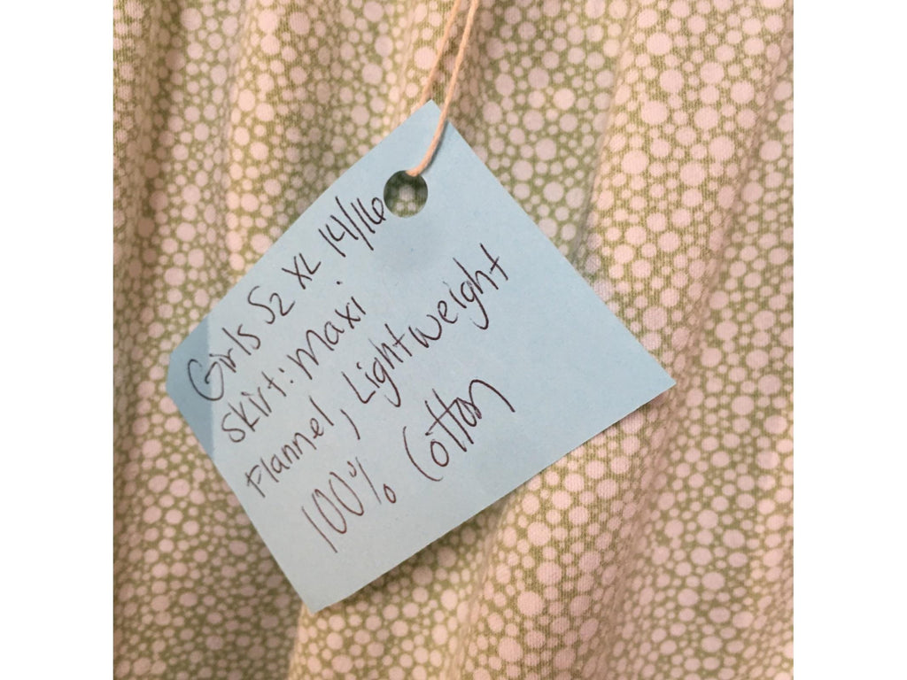Maxi Flannel Polka Dot Skirt (14-16)
