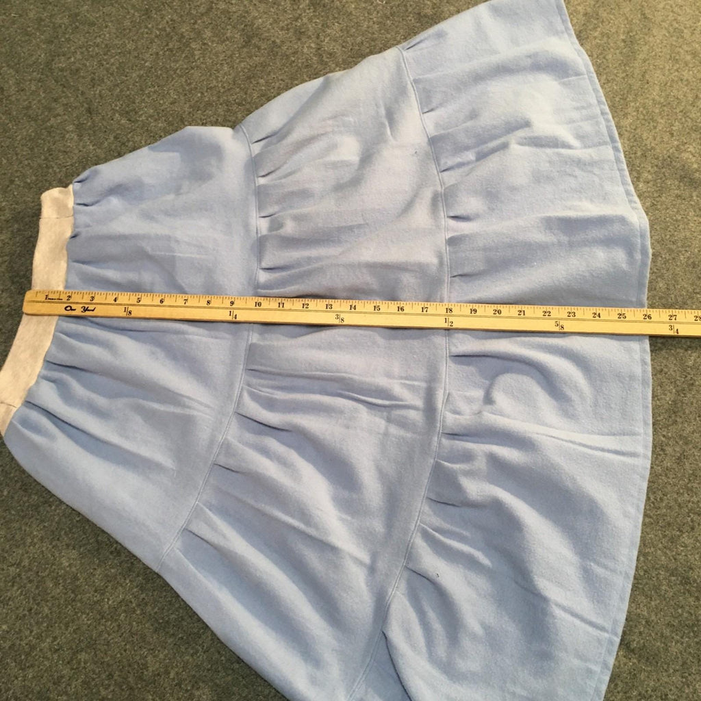 Maxi Flannel Blue Skirt (8)
