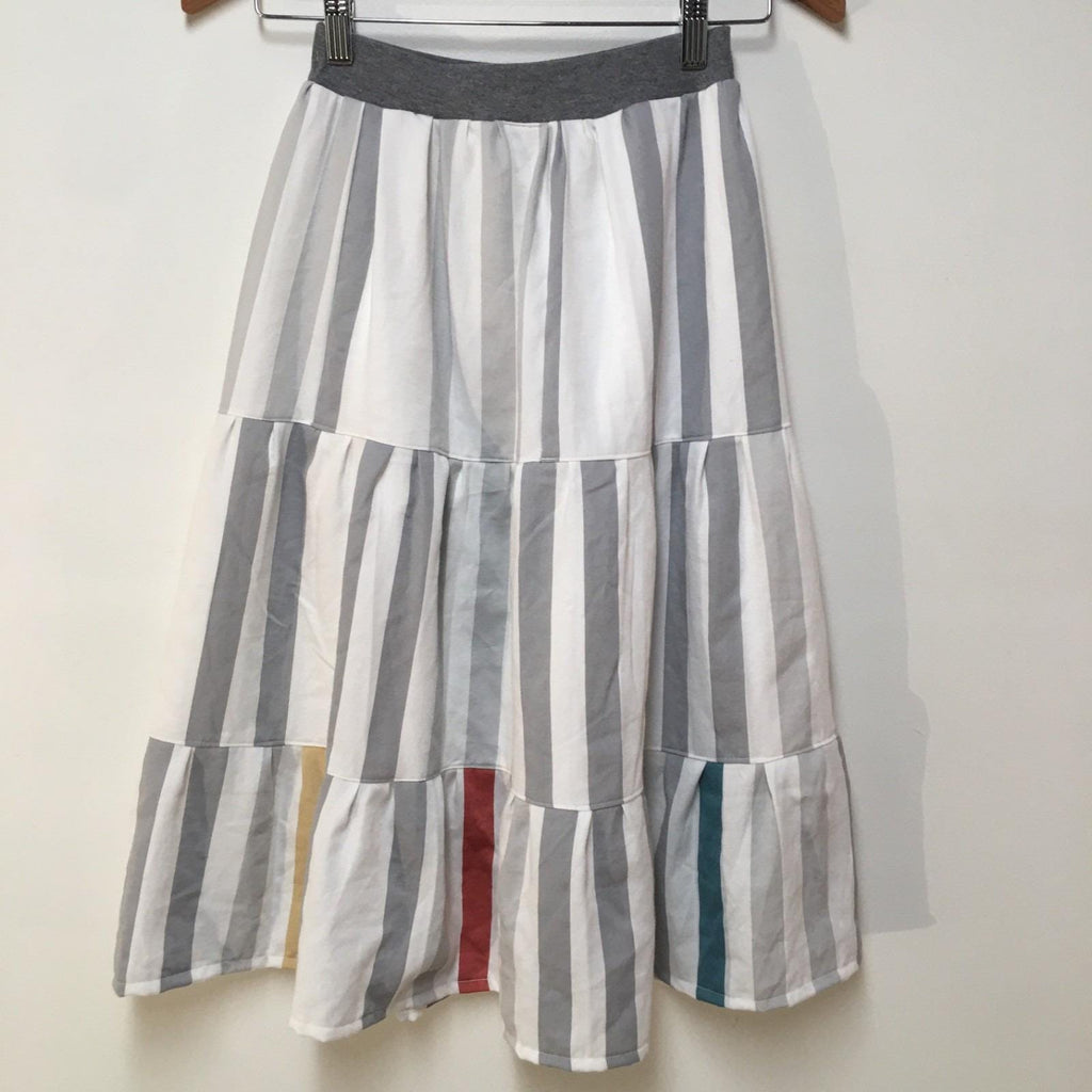 Maxi Cotton Striped Skirt (8)