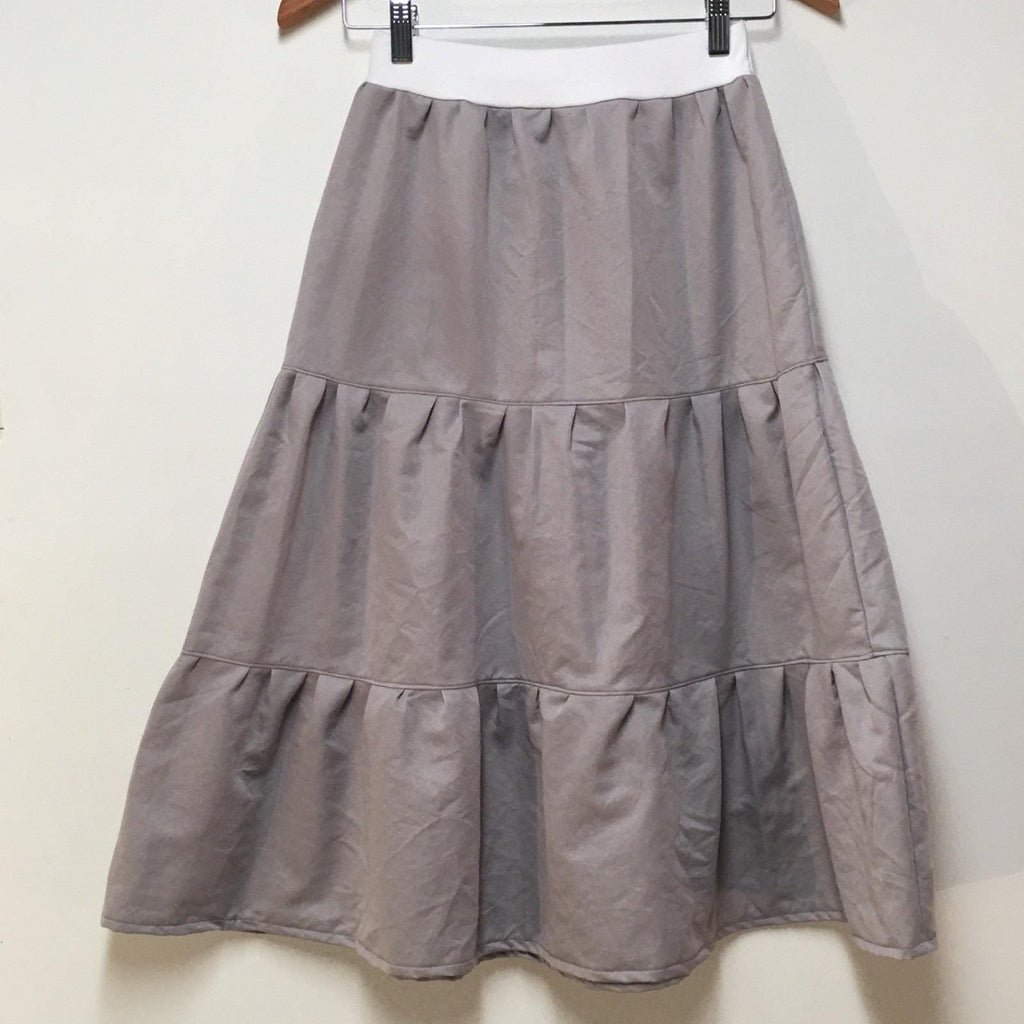 Maxi Cotton Gray Skirt (10-12)