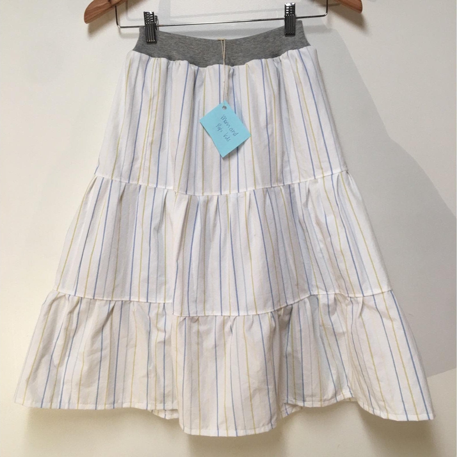 Maxi Cotton Striped Skirt (8)