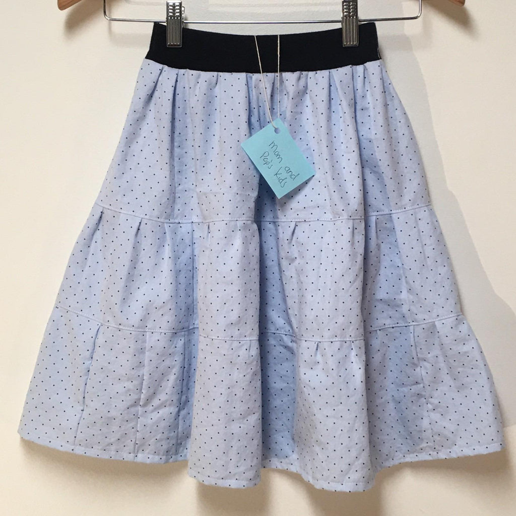 Maxi Cotton Polka Dot Skirt (2-3)
