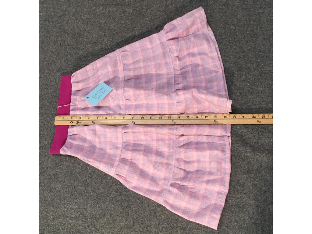 Maxi Cotton Plaid Skirt (2-3)