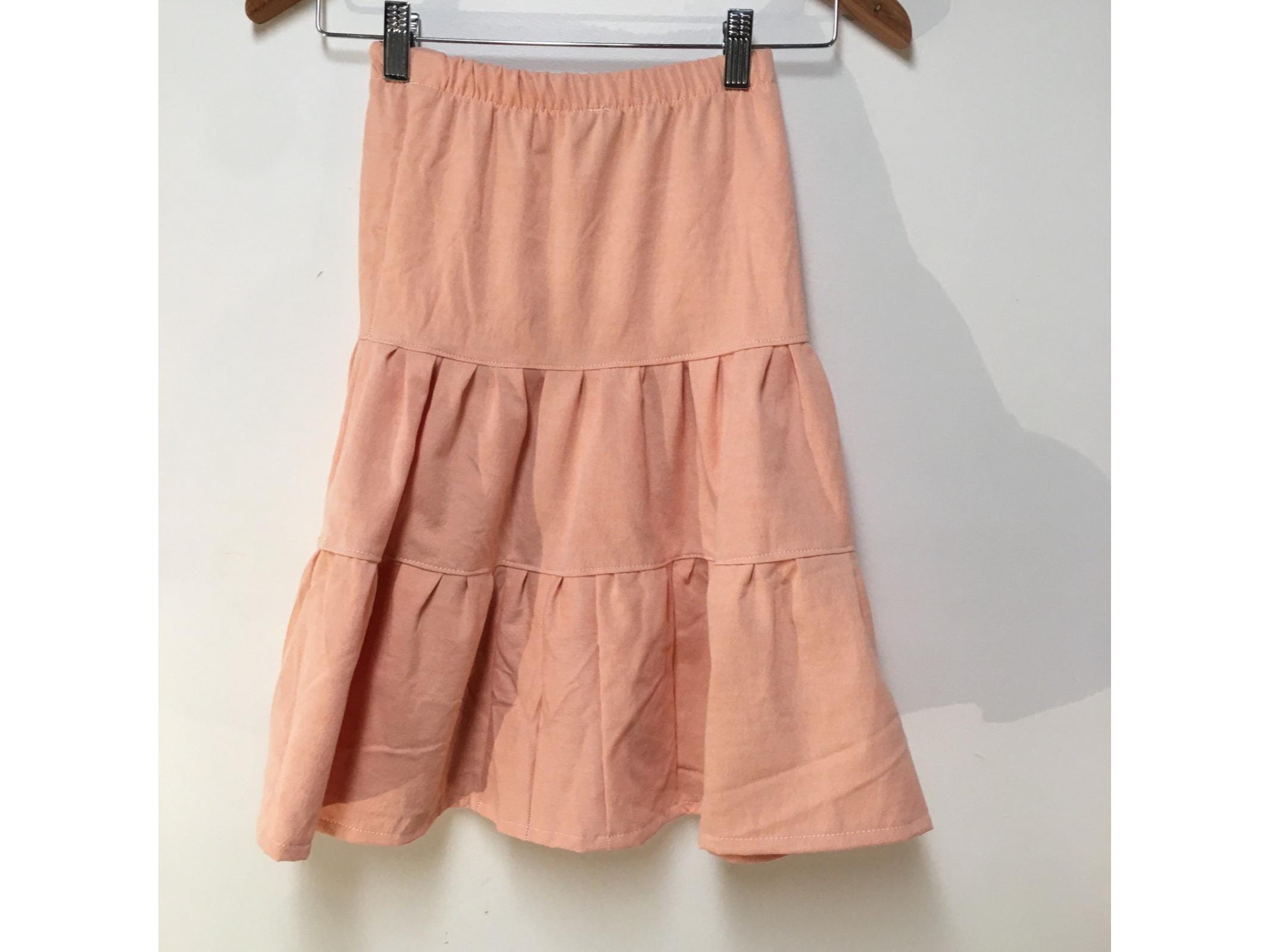 Maxi Cotton Orange Skirt (4)