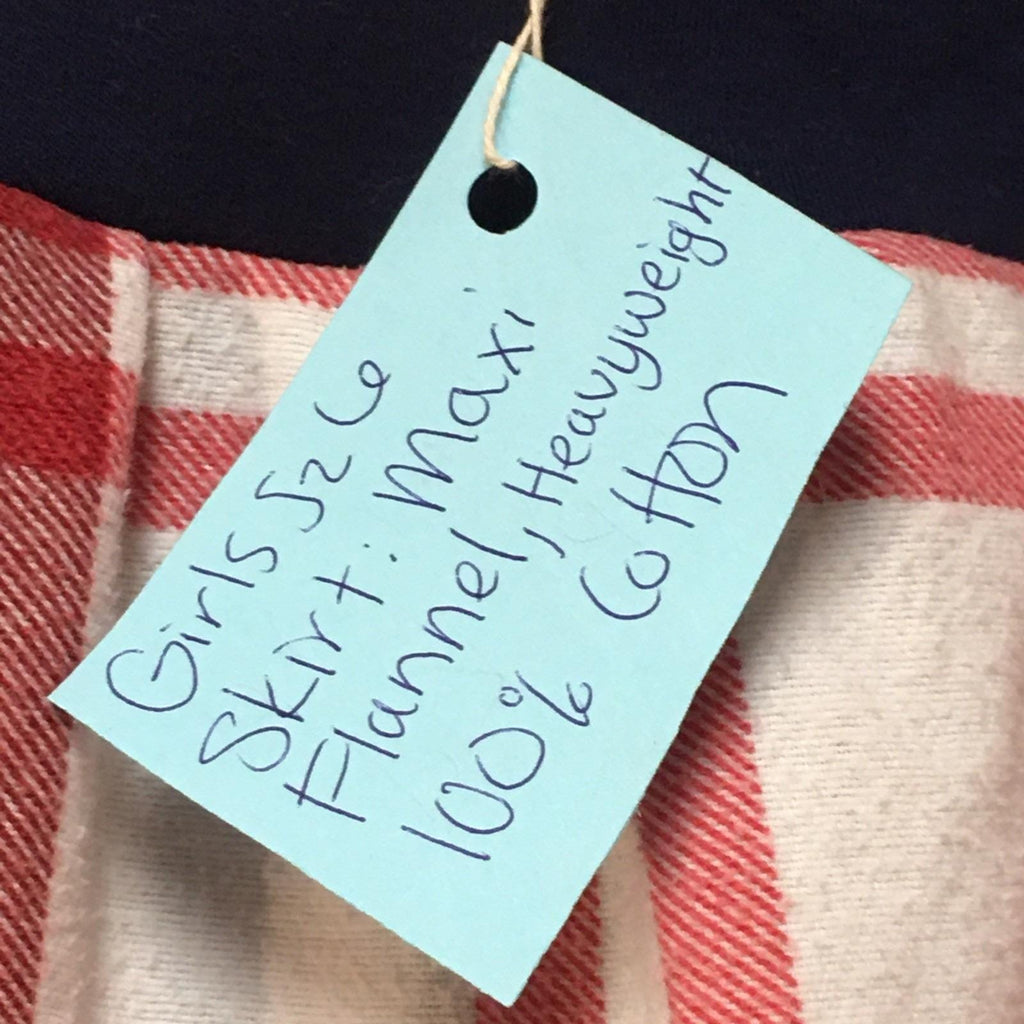 Maxi Flannel Plaid Skirt (6)