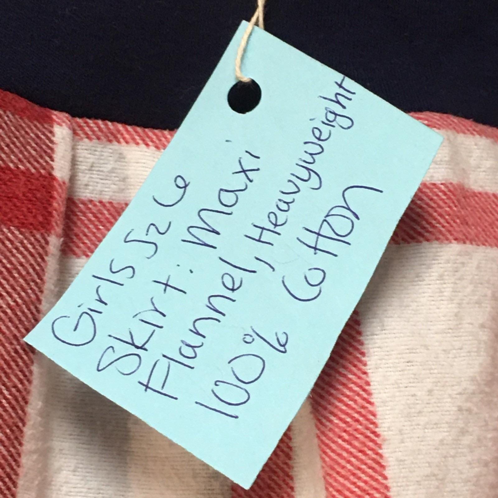 Maxi Flannel Plaid Skirt (6)