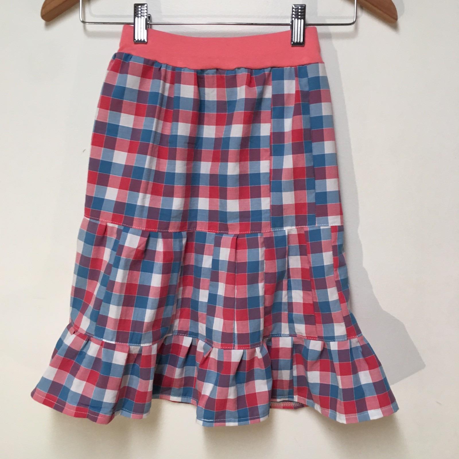 Maxi Cotton Checkered Skirt (2-3)
