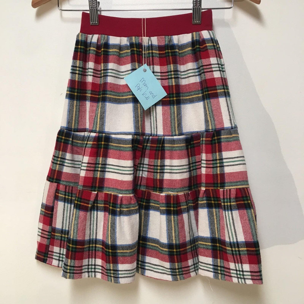 Maxi Flannel Plaid Skirt (2-3)