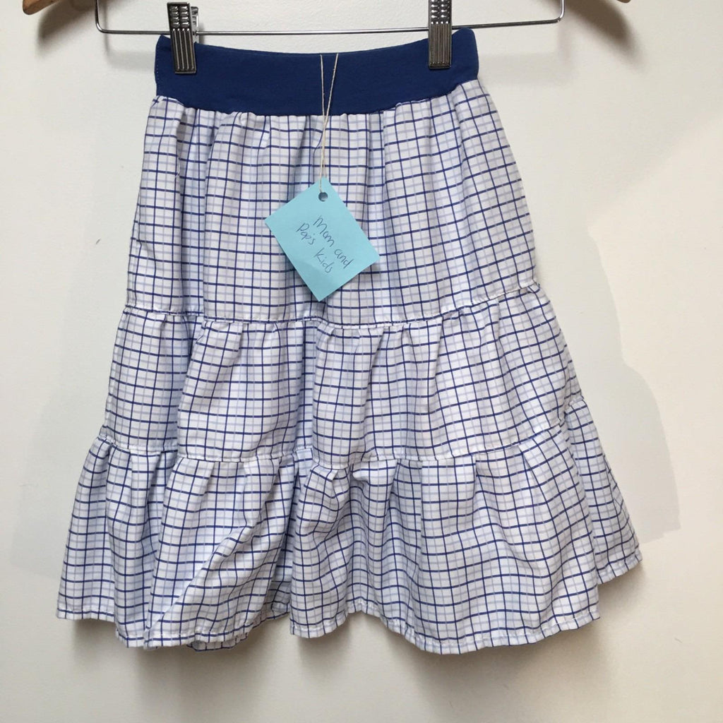 Midi Cotton Checkered Skirt (2-3)