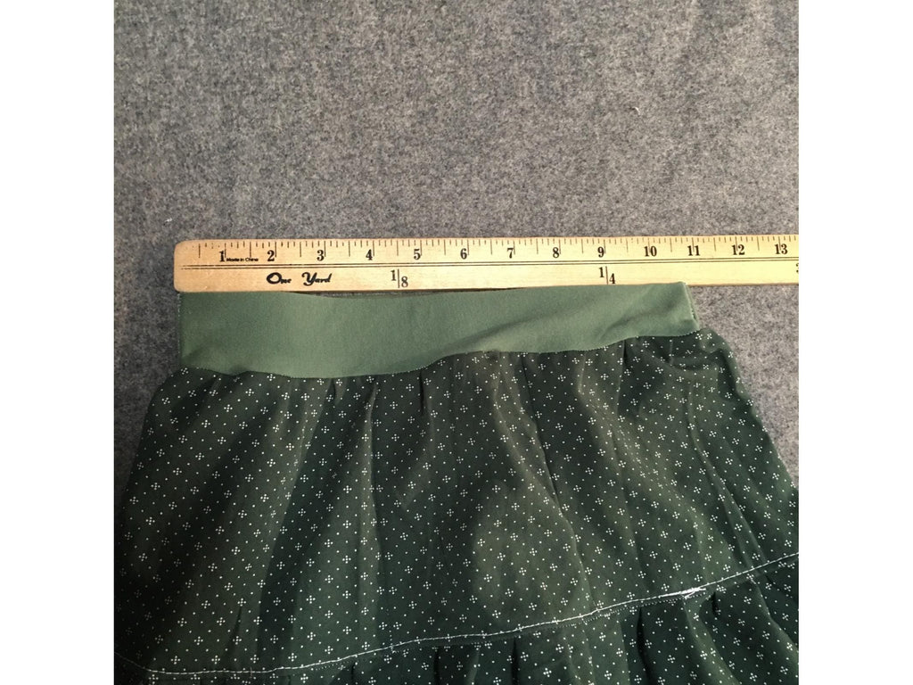 Maxi Cotton Geometric Skirt (3-4)