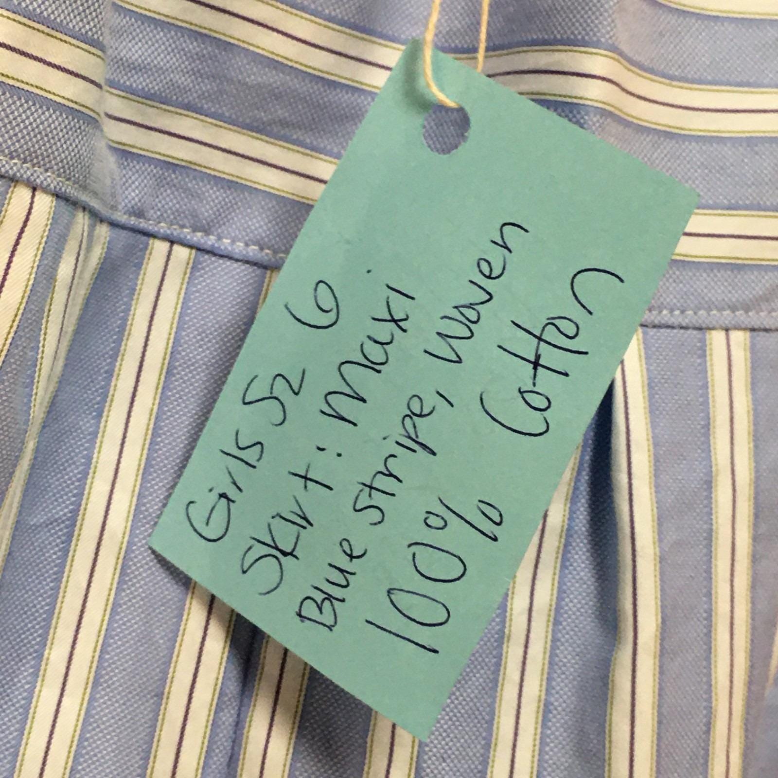 Maxi Cotton Striped Skirt (6)