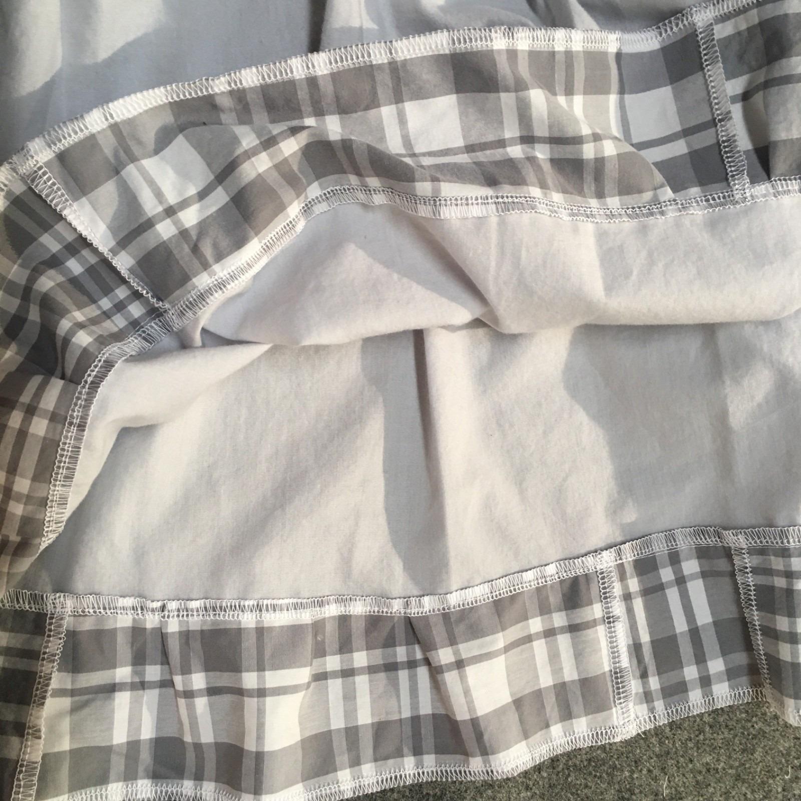 Maxi Cotton Plaid Skirt (14-16)