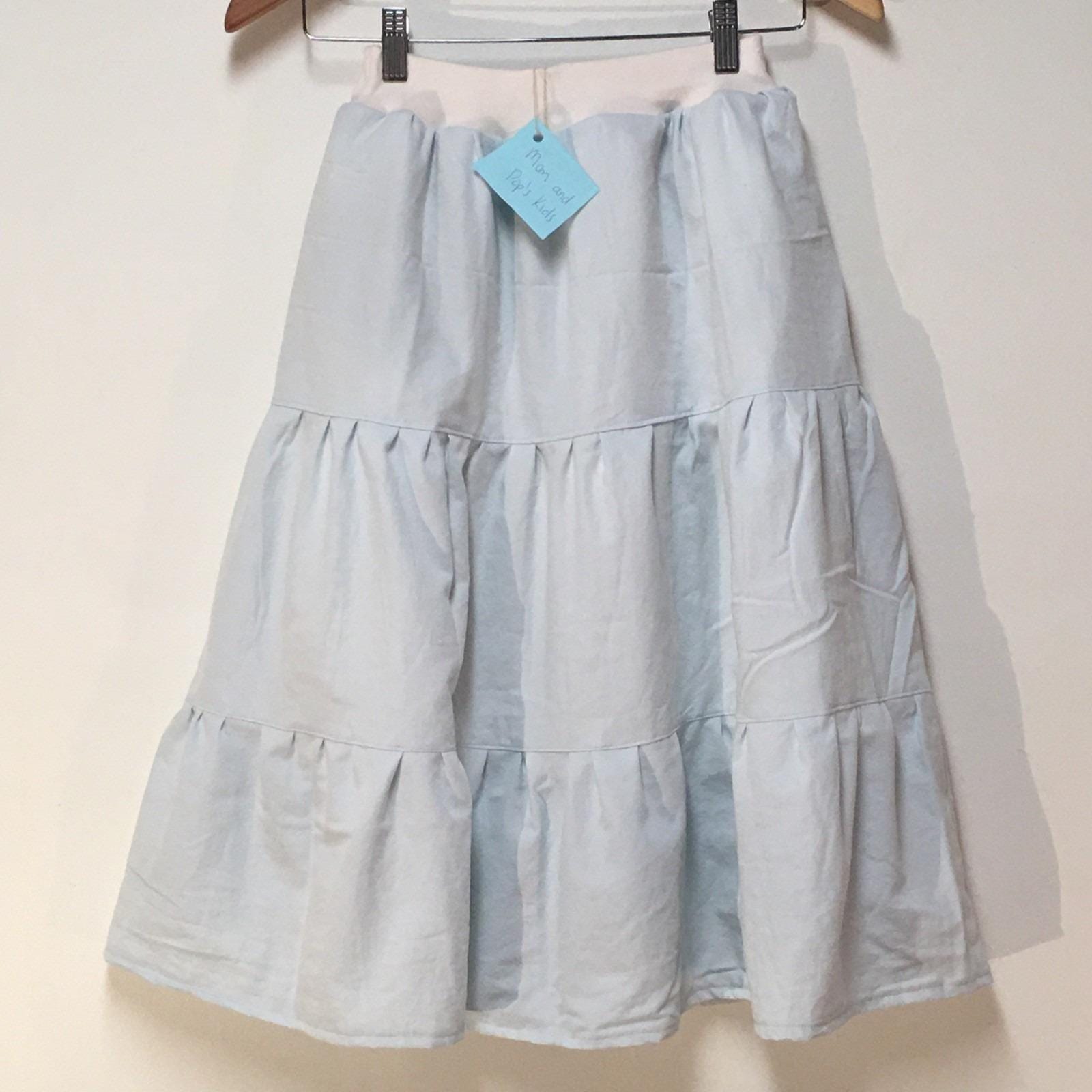 Maxi Cotton Blue Skirt (8)