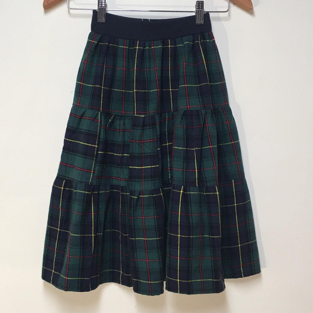 Maxi Flannel Plaid Skirt (5-6)