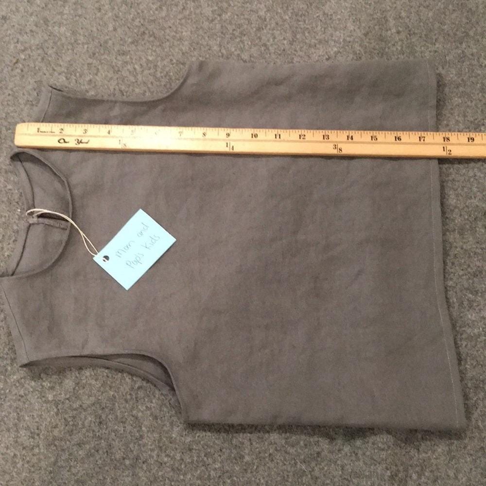 100% Linen Tank Top Girls (7-8)