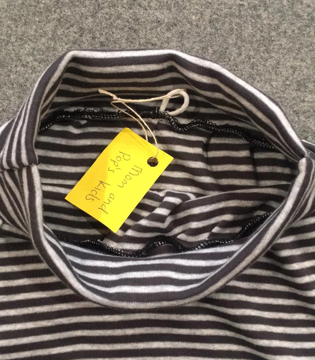 Midi Knit Striped Skirt (4)