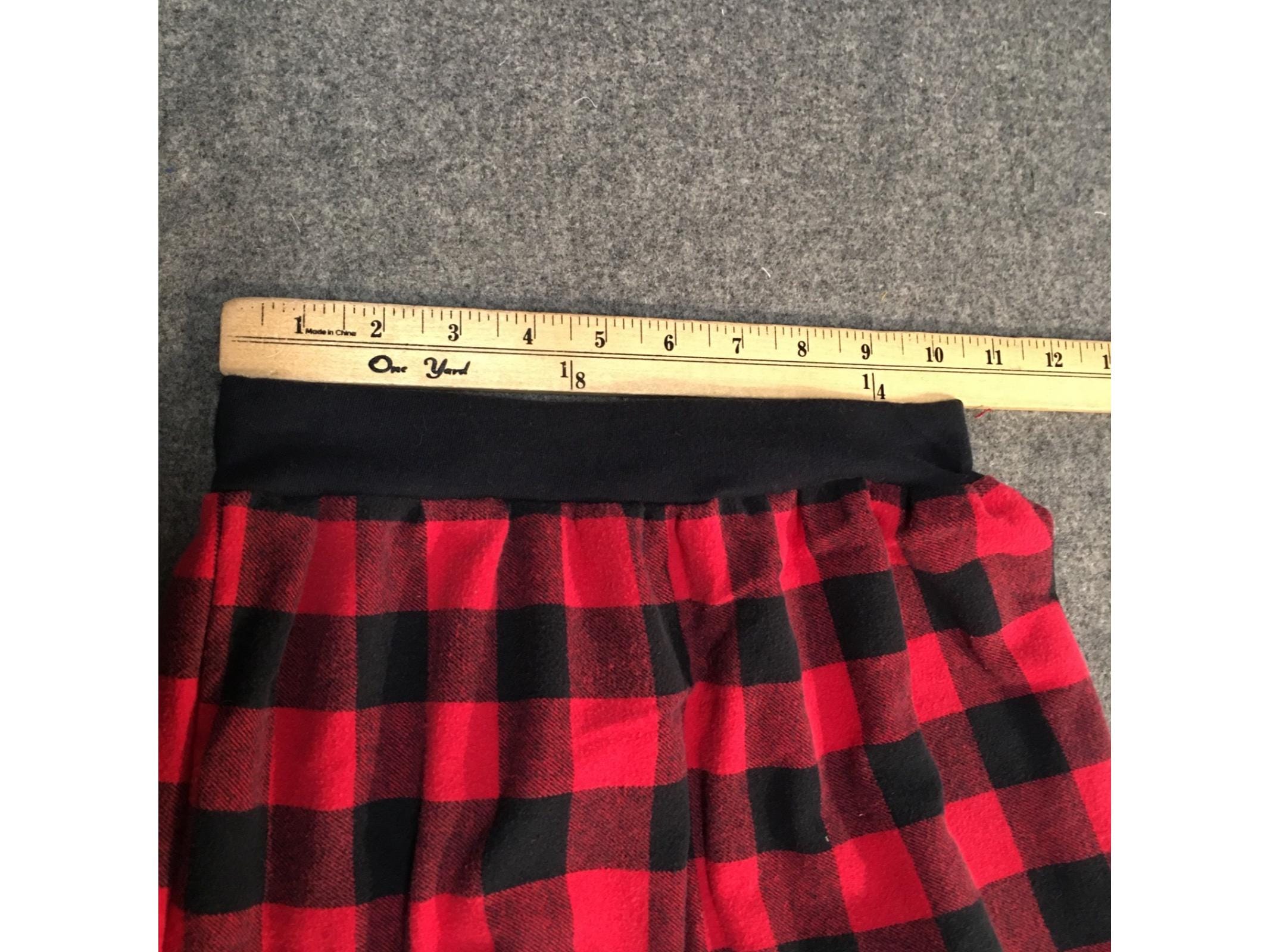 Maxi Flannel Checkered Skirt (6-7)