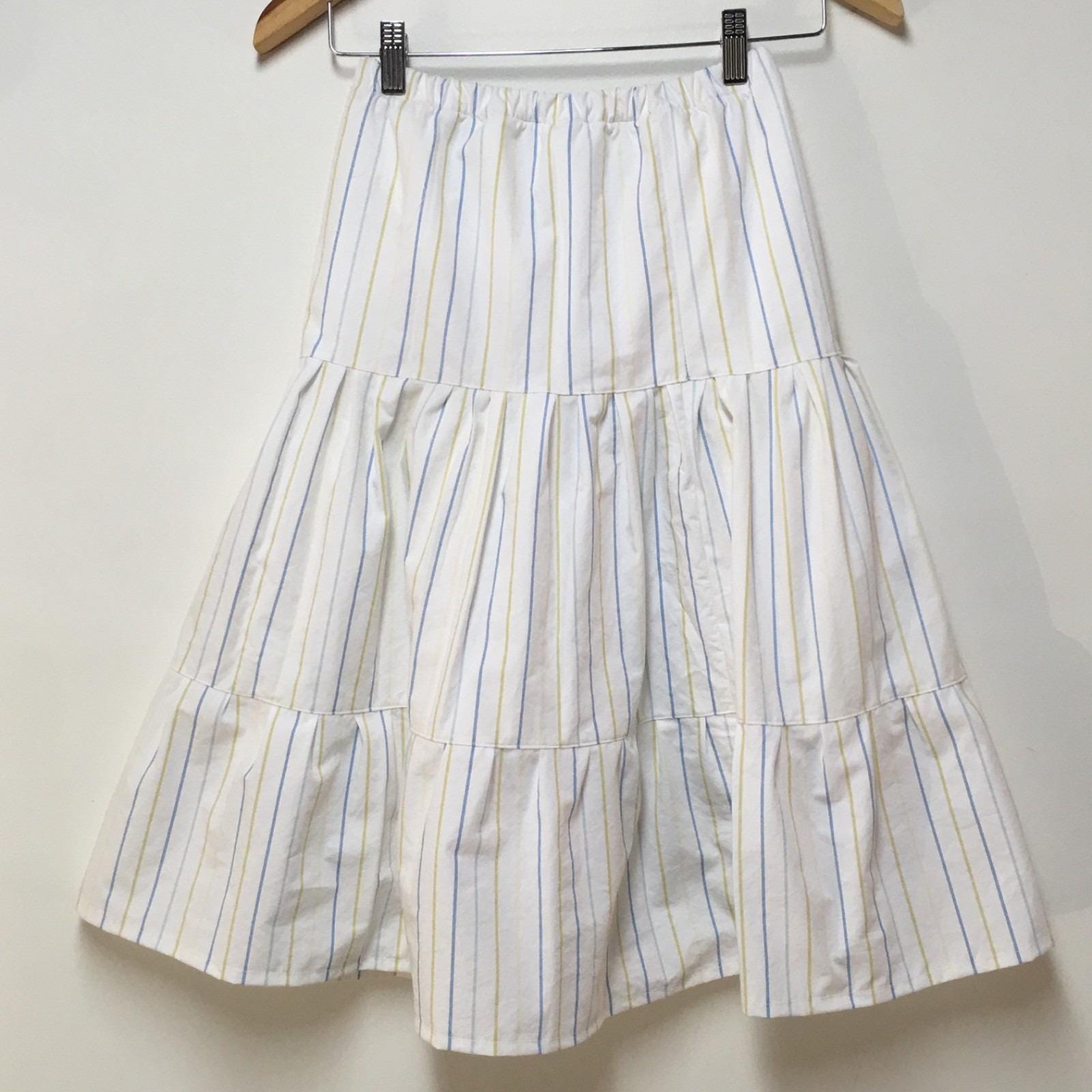 Maxi Cotton Striped Skirt (8)