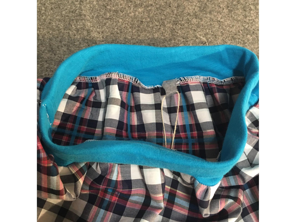 Maxi Cotton Plaid Skirt (2-3)