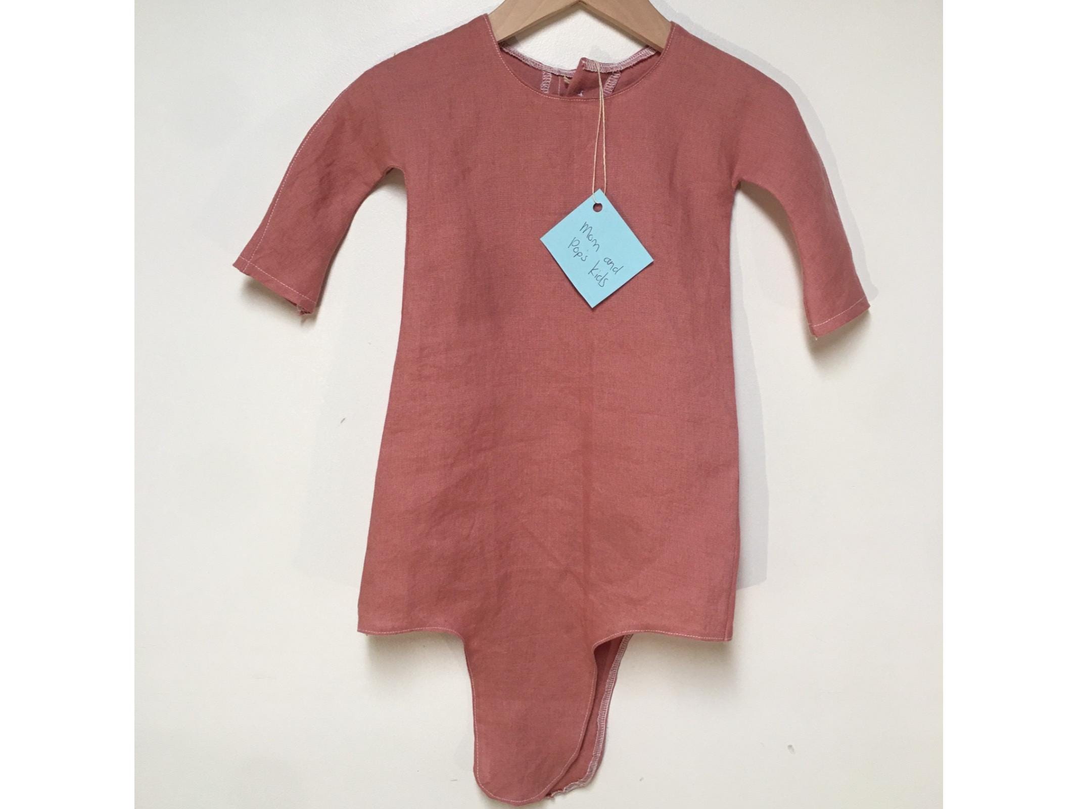 100% Linen Nightgown Baby (0-3M)