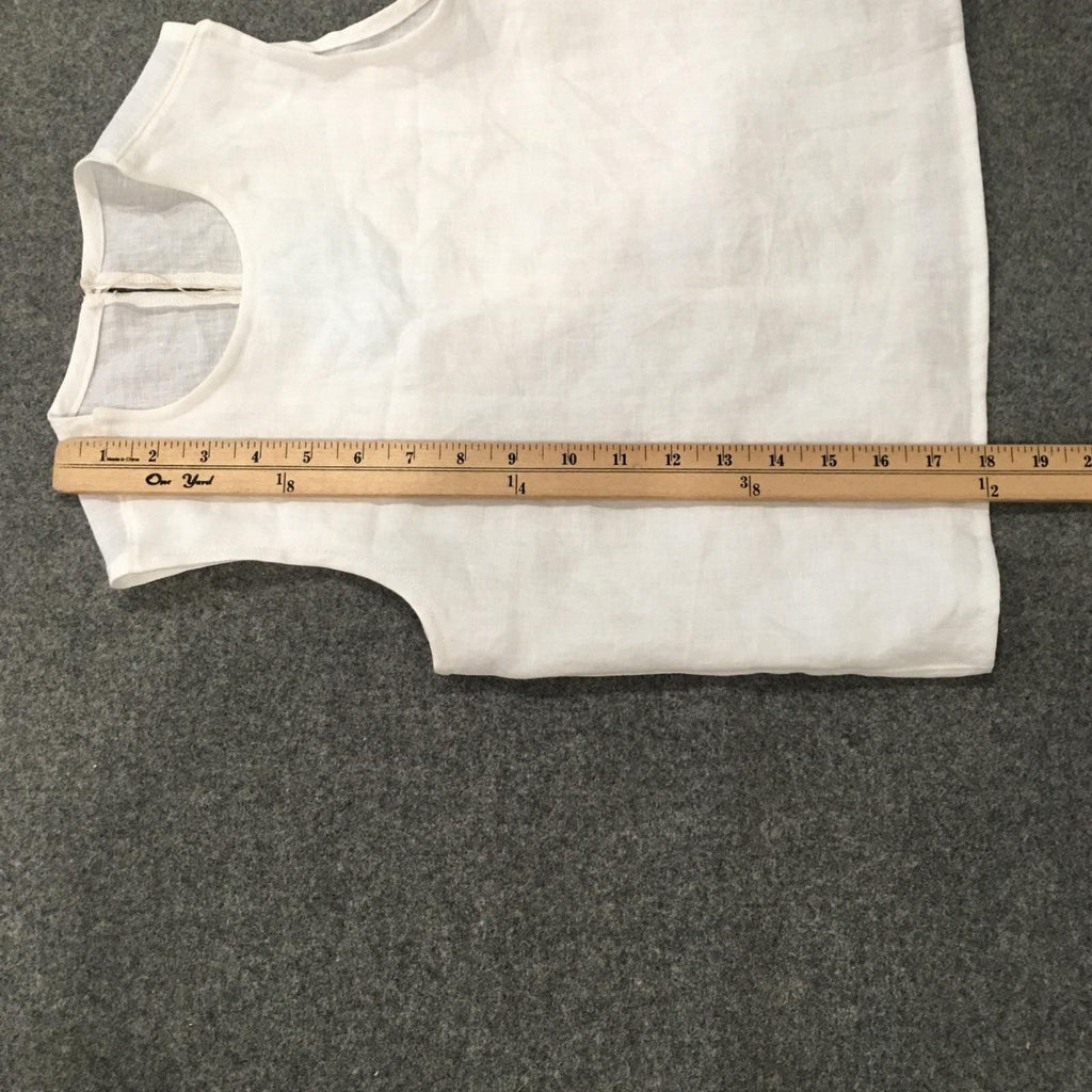 100% Linen Tank Top Girls (7-8)