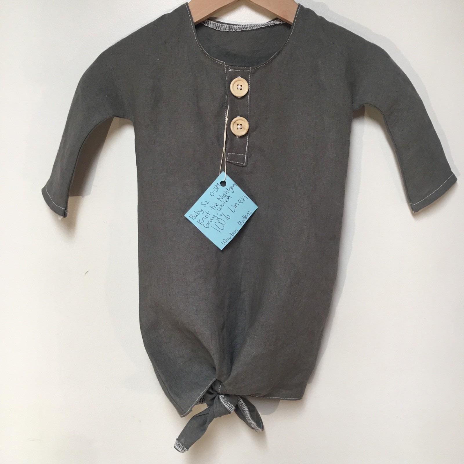 100% Linen Nightgown Baby (0-3M)