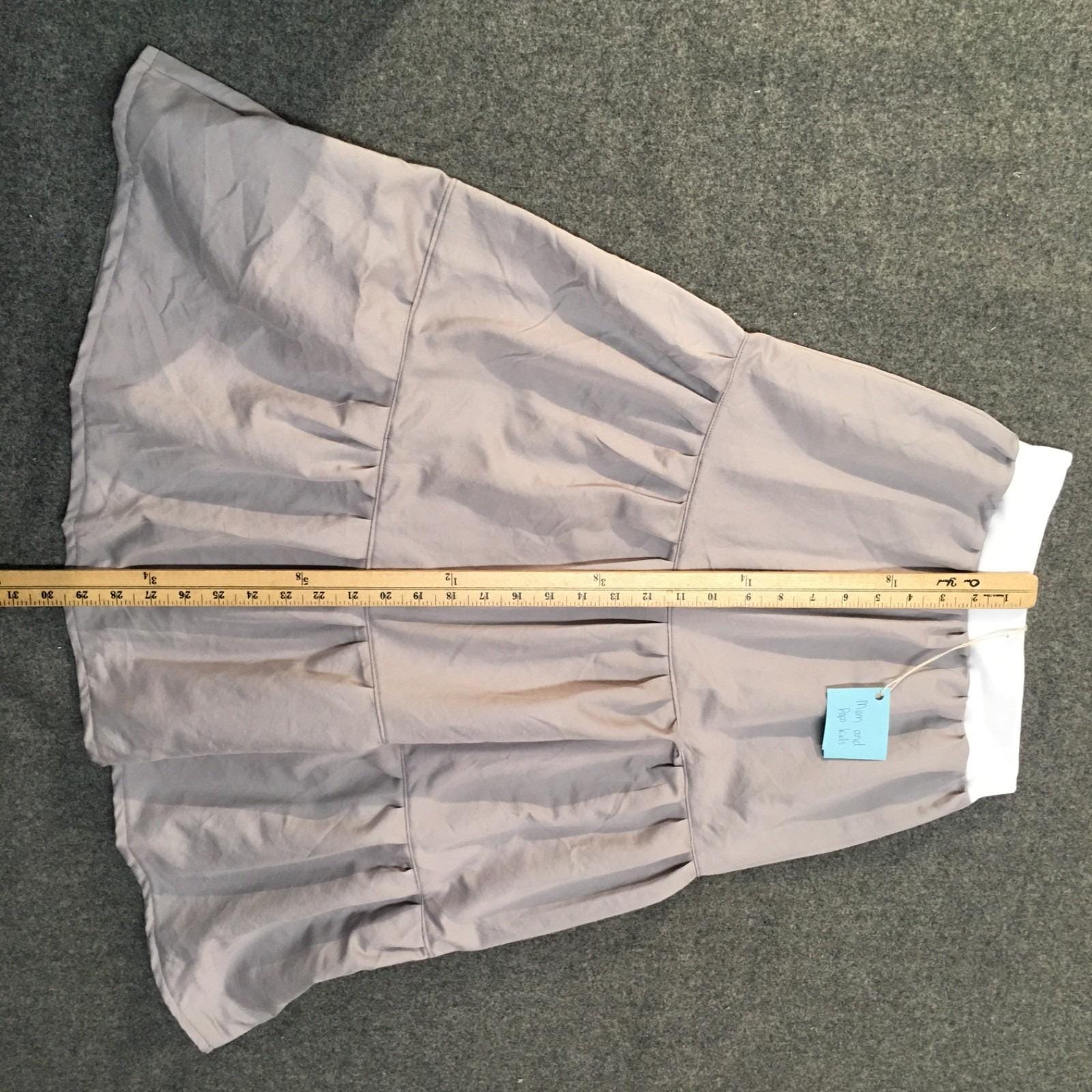 Maxi Cotton Gray Skirt (10-12)