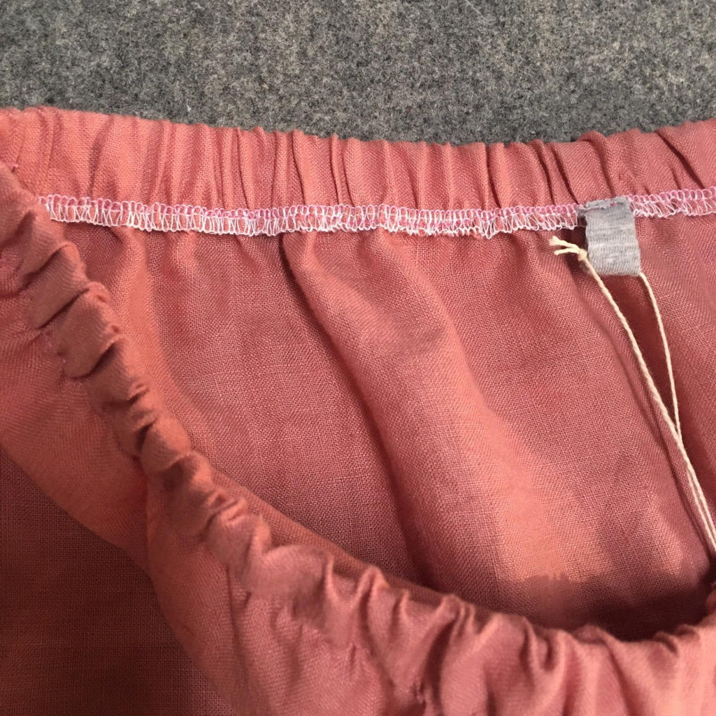 Maxi 100% Linen Pink Skirt (14-16)