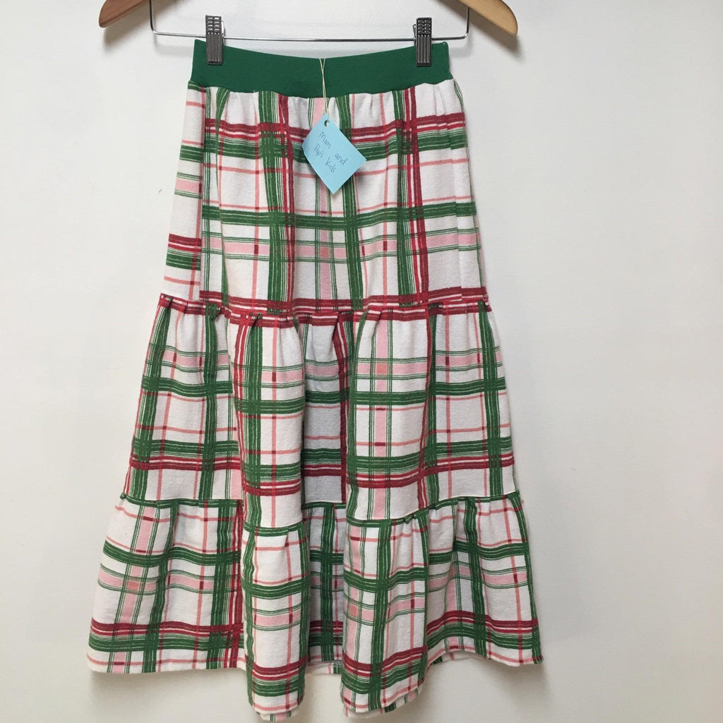Maxi Flannel Plaid Skirt (10-12)
