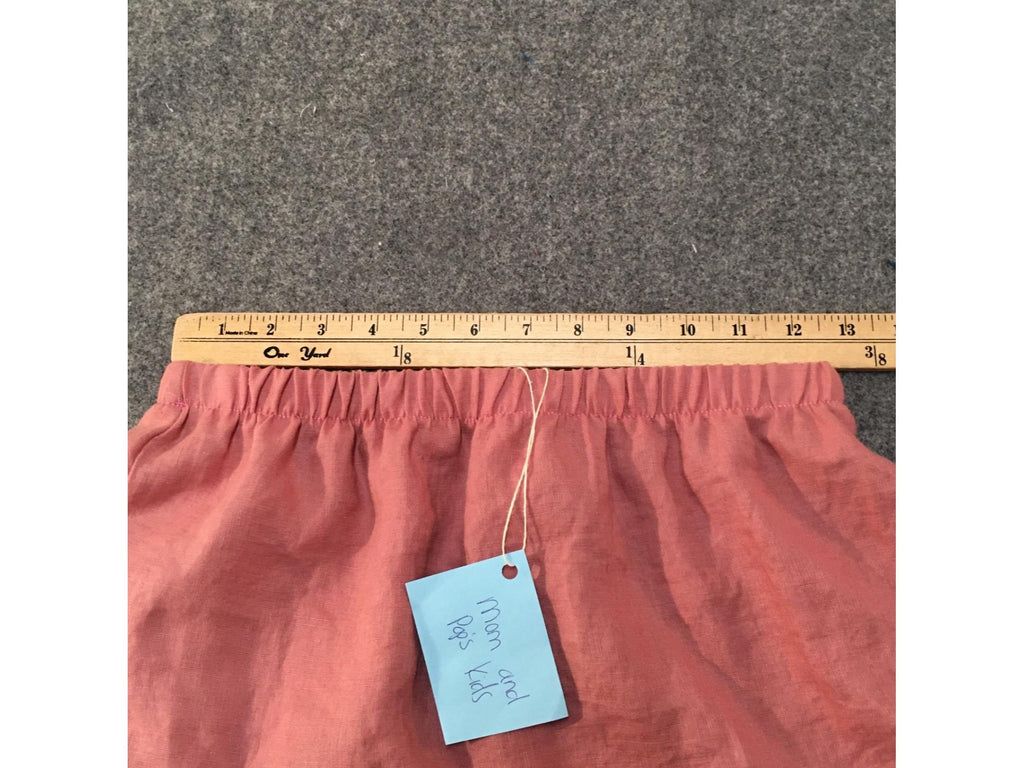 Maxi 100% Linen Pink Skirt (14-16)
