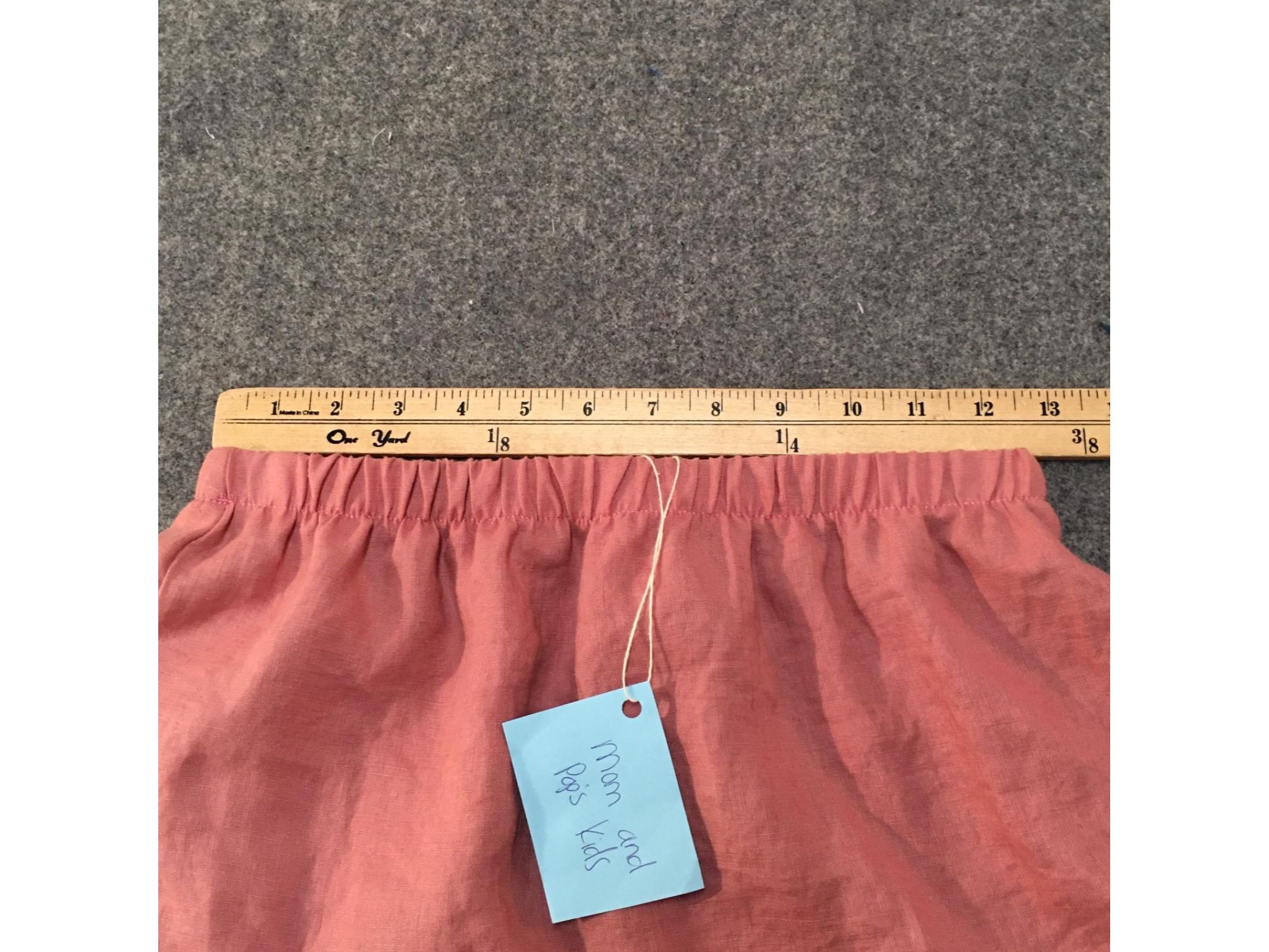 Maxi 100% Linen Pink Skirt (14-16)