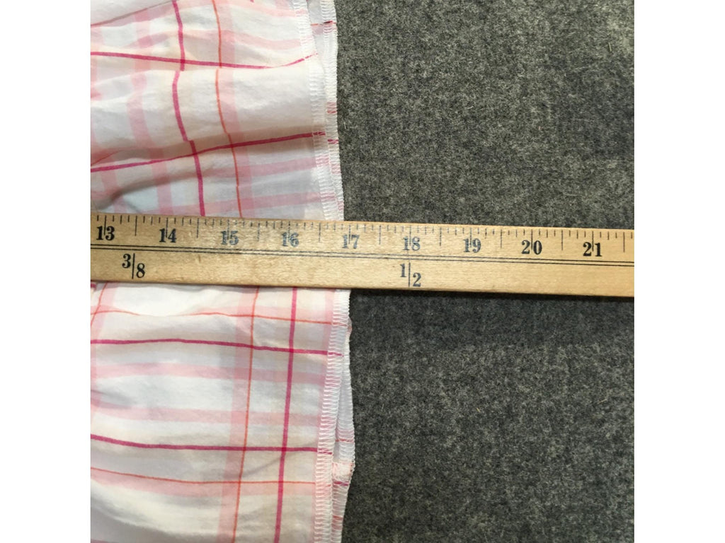Midi Cotton Plaid Skirt (2-3)