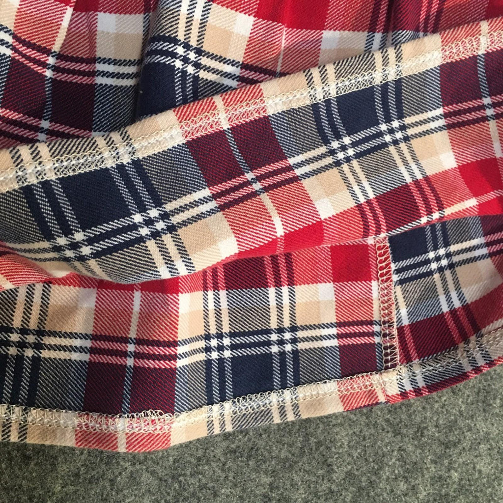 Maxi Flannel Plaid Skirt (2-3)