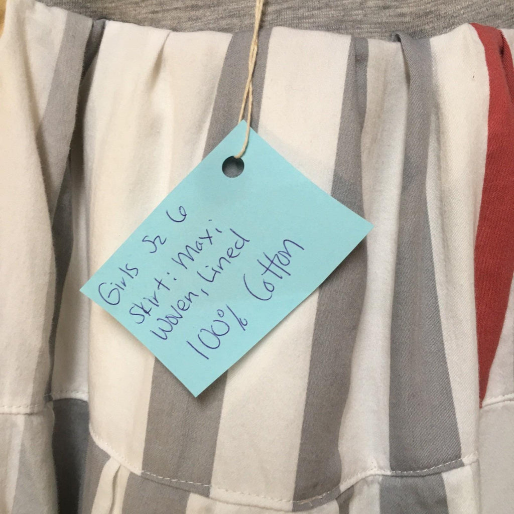 Maxi Cotton Striped Skirt (6)
